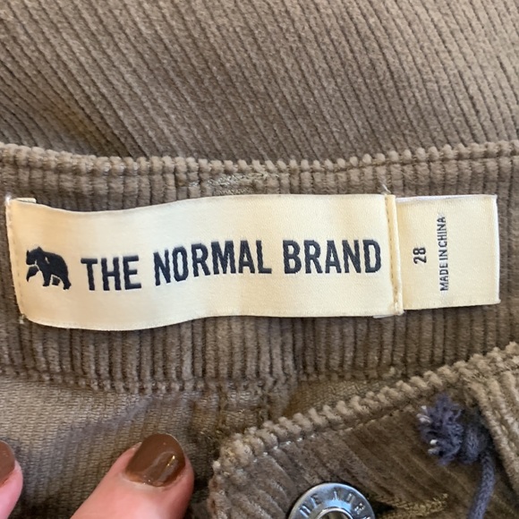 NWT - The Normal Brand Split Flare Cord Pants - Picture 9 of 10